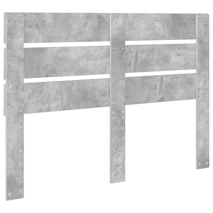 Testiera-Testata-Testiera Decorativa Grigio cemento 140 cm Legno multistrato 903038