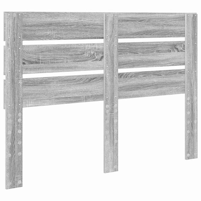 Testiera con testiera Grigio Sonoma 140 cm Legno multistrato 887542