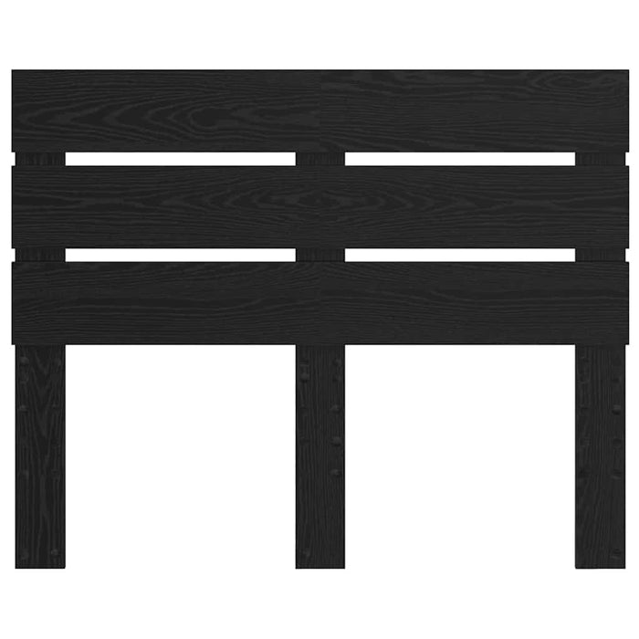 Testiera con testiera Rovere Nero 135 cm Legno multistrato 887546