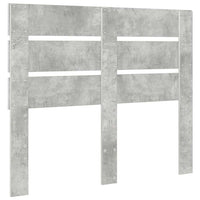Testiera-Testata-Testiera Decorativa Grigio cemento 135 cm Legno multistrato 394730