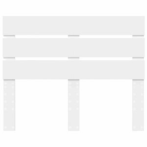 Testiera con testiera Bianco 120 cm Legno multistrato 887553