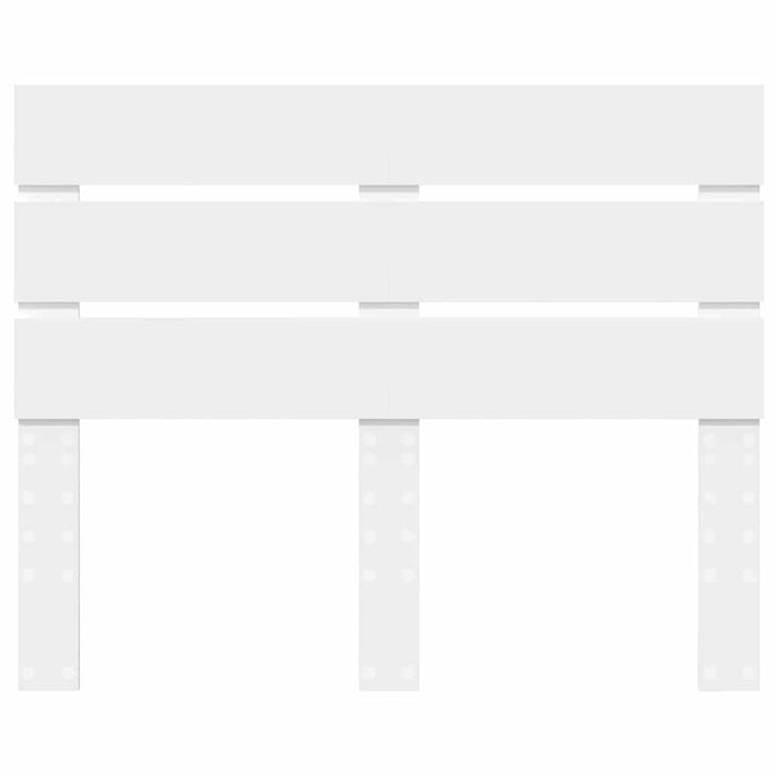 Testiera con testiera Bianco 120 cm Legno multistrato 887553