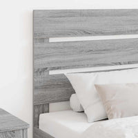 Testiera con testiera Grigio Sonoma 100 cm Legno multistrato 887566