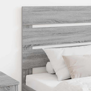 Testiera-Testata-Testiera Decorativa Grigio Sonoma 100 cm Legno multistrato 543291