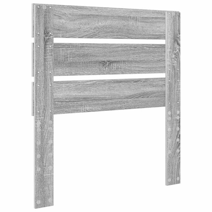 Testiera-Testata-Testiera Decorativa Grigio Sonoma 100 cm Legno multistrato 543291