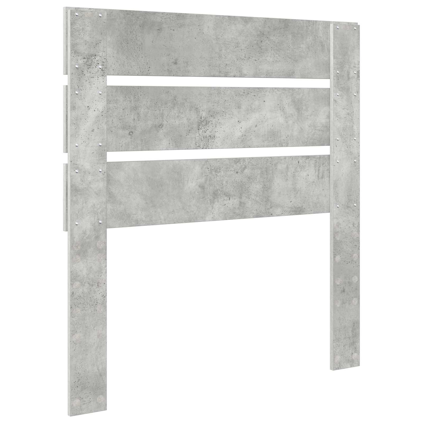 Testiera con testiera Grigio cemento 90 cm Legno multistrato 887572