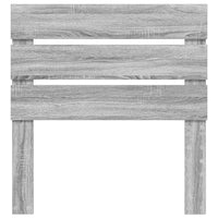 Testiera con testiera Grigio Sonoma 90 cm Legno multistrato 887574