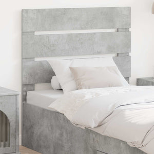 Testiera con testiera Grigio cemento 80 cm Legno multistrato 887580