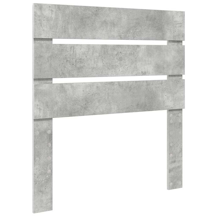 Testiera-Testata-Testiera Decorativa Grigio cemento 80 cm Legno multistrato 927055