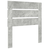 Testiera-Testata-Testiera Decorativa Grigio cemento 80 cm Legno multistrato 927055