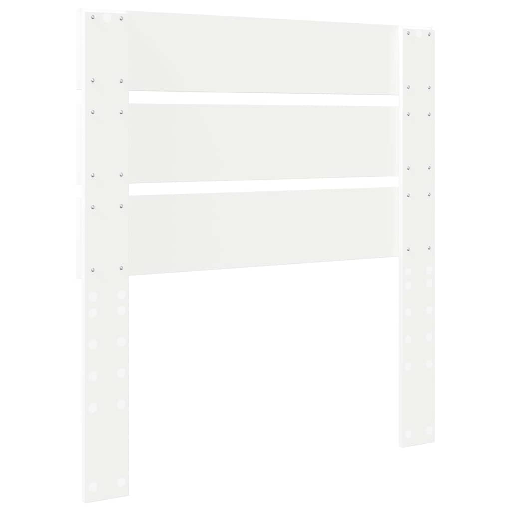 Testiera con testiera Bianco 75 cm Legno multistrato 887585