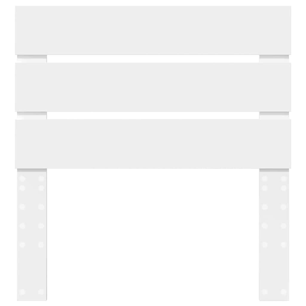 Testiera con testiera Bianco 75 cm Legno multistrato 887585
