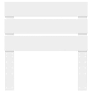 Testiera con testiera Bianco 75 cm Legno multistrato 887585