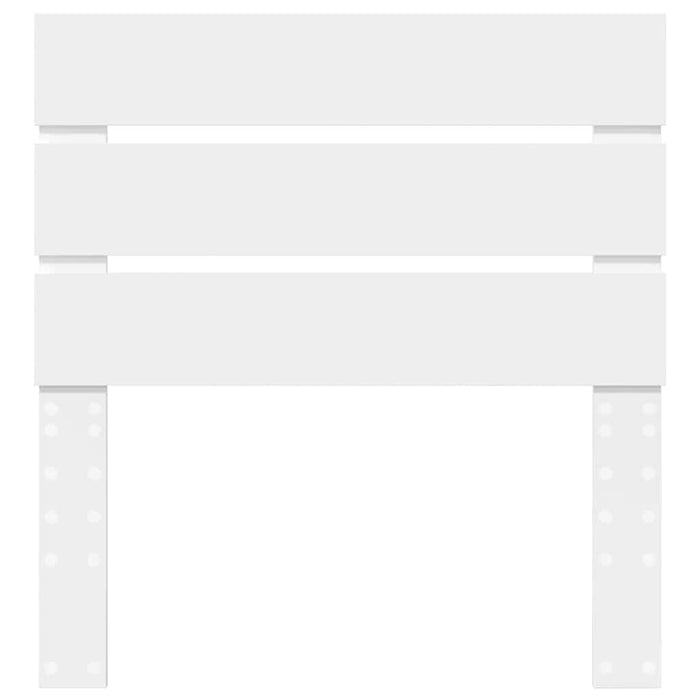 Testiera con testiera Bianco 75 cm Legno multistrato 887585