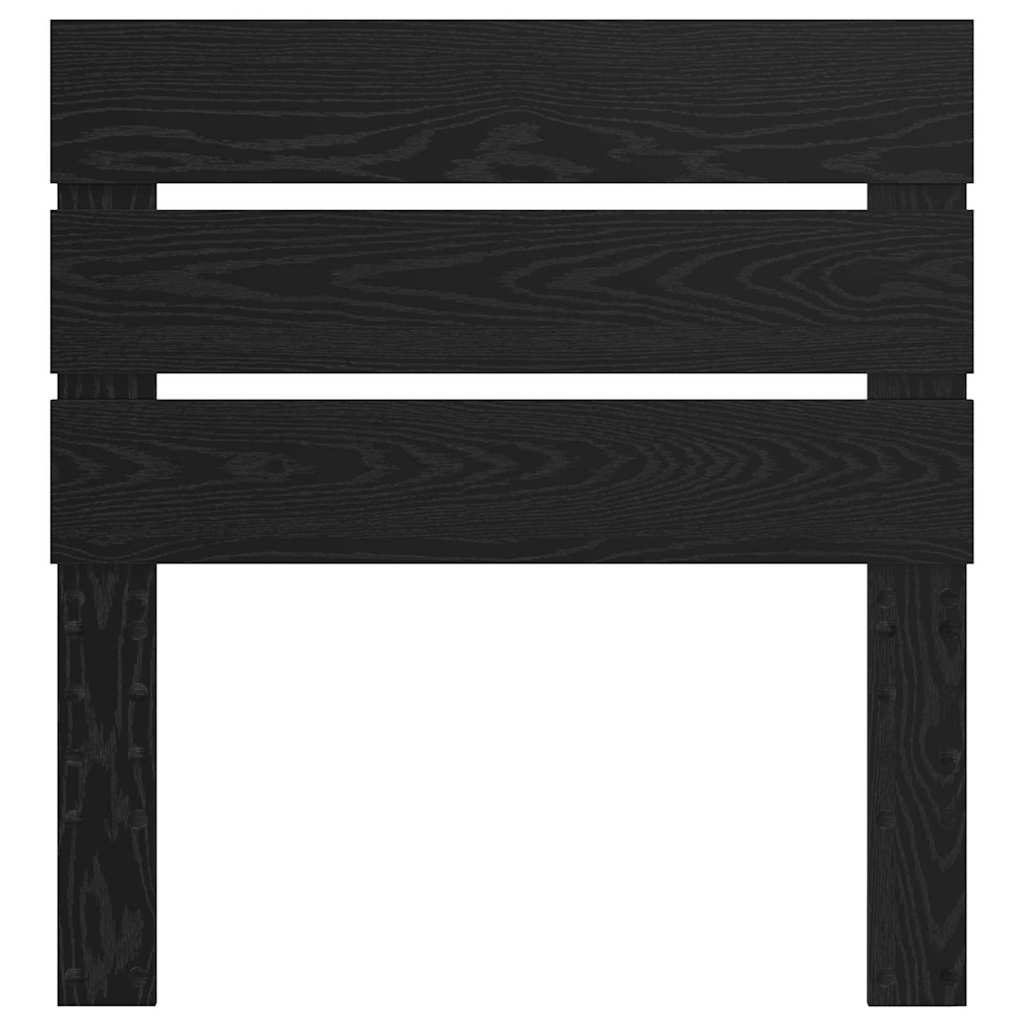 Testiera con testiera Rovere Nero 75 cm Legno multistrato 887586