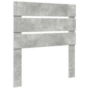Testiera-Testata-Testiera Decorativa Grigio cemento 75 cm Legno multistrato 689879