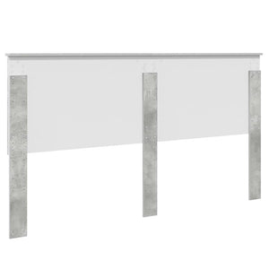 Testiera-Testata-Testiera Decorativa Grigio cemento 180 cm Legno multistrato 209026