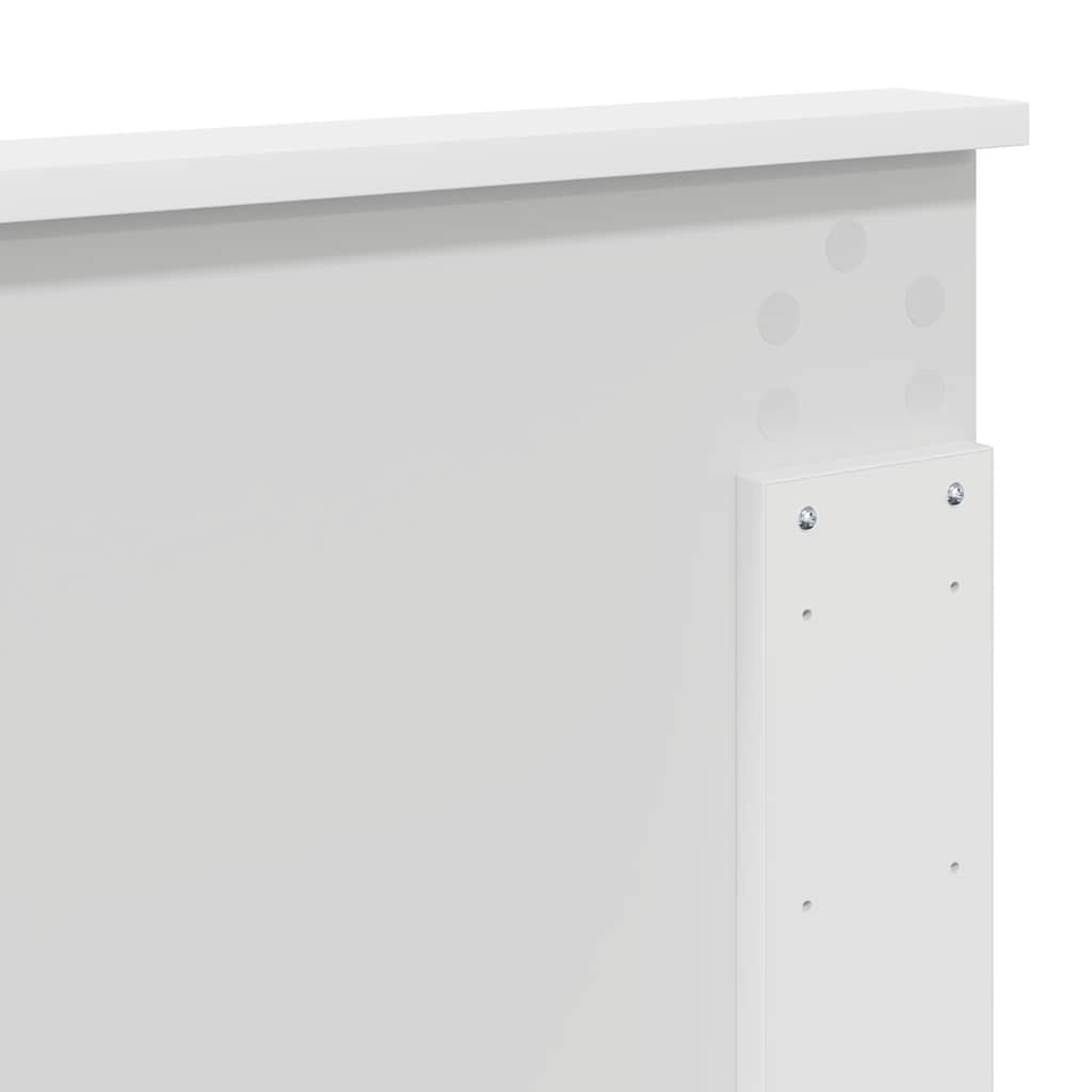 Testiera-Testata-Testiera Decorativa Bianco 160 cm Legno multistrato 740622