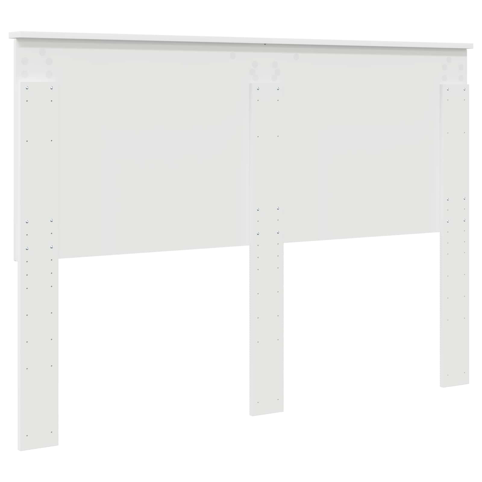 Testiera con testiera Bianco 150 cm Legno multistrato 887626