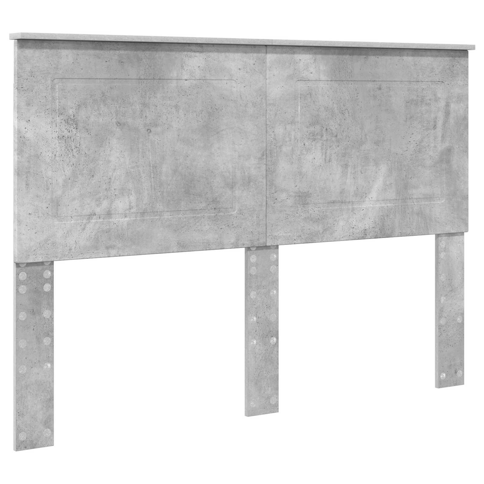 Testiera con testiera Grigio cemento 150 cm Legno multistrato 887630