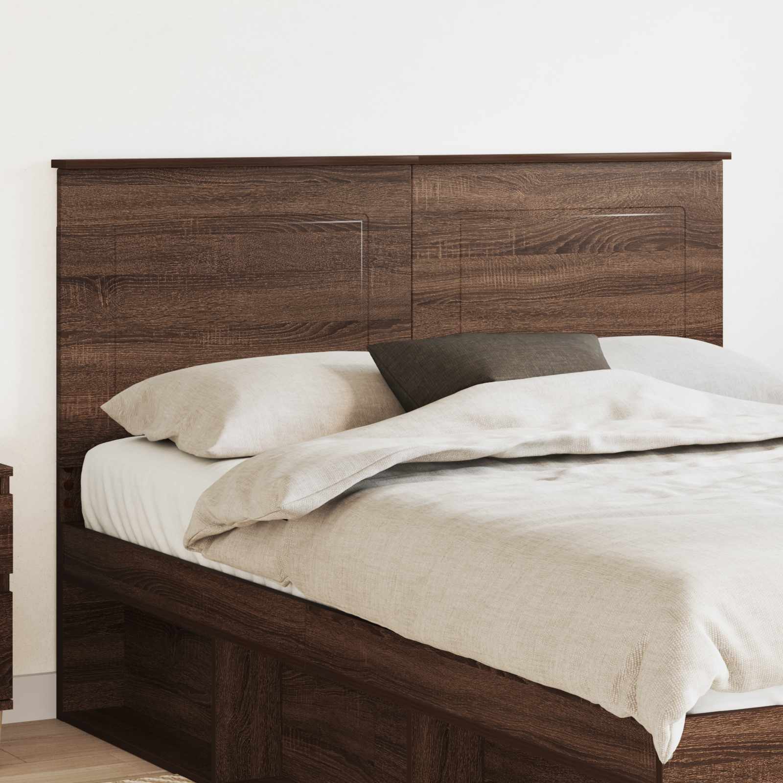 Testiera con testiera Rovere Marrone 150 cm Legno multistrato 887634