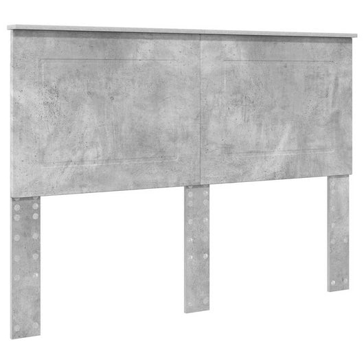 Testiera-Testata-Testiera Decorativa Grigio cemento 140 cm Legno multistrato 637871