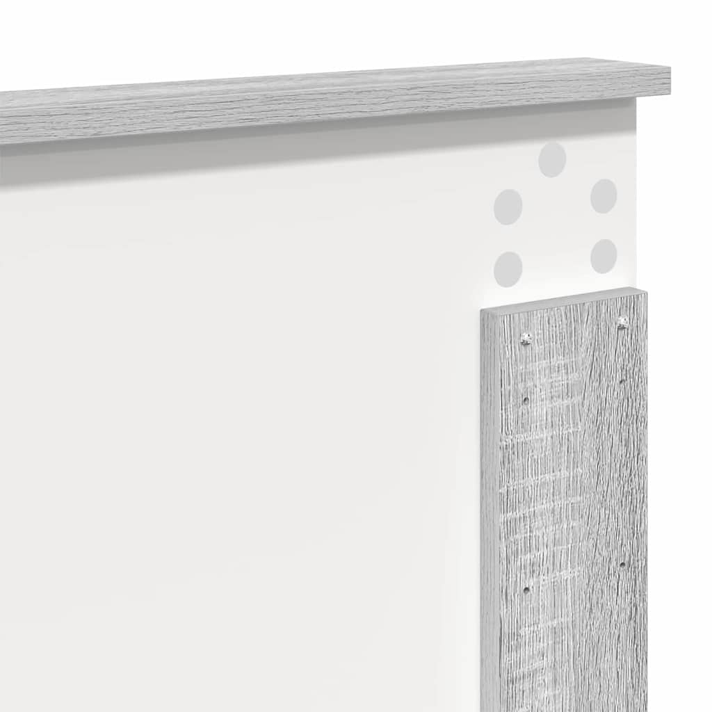 Testiera-Testata-Testiera Decorativa Grigio Sonoma 135 cm Legno multistrato 280803