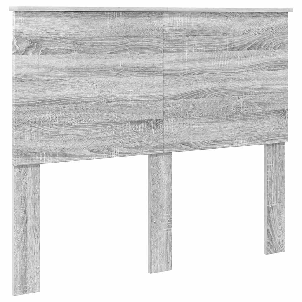 Testiera-Testata-Testiera Decorativa Grigio Sonoma 135 cm Legno multistrato 280803