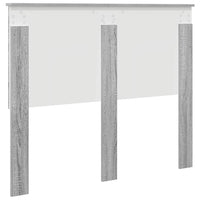 Testiera-Testata-Testiera Decorativa Grigio Sonoma 135 cm Legno multistrato 280803