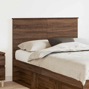 Testiera con testiera Rovere Marrone 135 cm Legno multistrato 887656