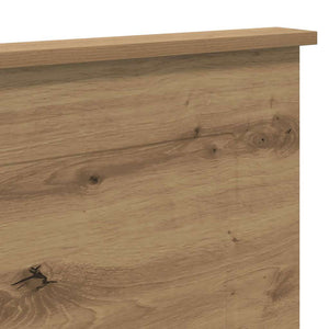 Testiera-Testata-Testiera Decorativa Rovere artigianale 135 cm Legno multistrato 611656