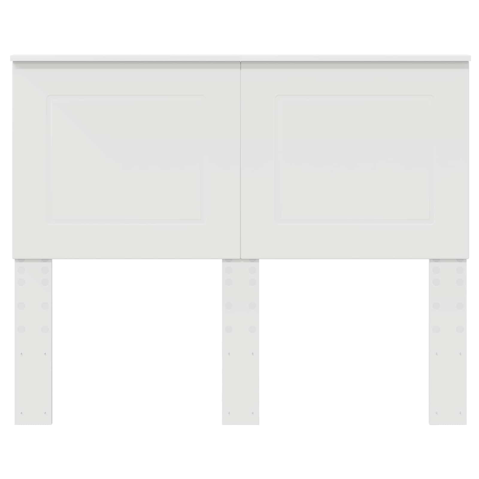 Testiera con testiera Bianco 120 cm Legno multistrato 887659