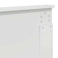 Testiera-Testata-Testiera Decorativa Bianco Lucido 120 cm Legno multistrato 832022