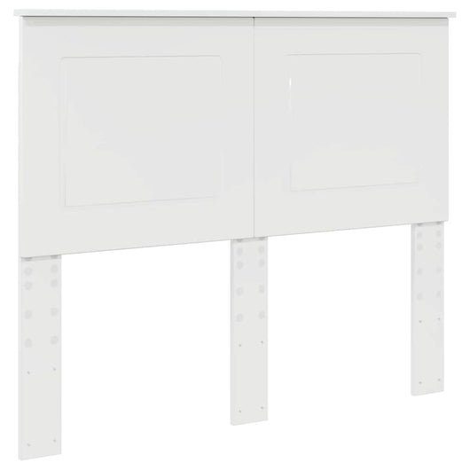 Testiera-Testata-Testiera Decorativa Bianco Lucido 120 cm Legno multistrato 832022