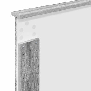 Testiera-Testata-Testiera Decorativa Grigio Sonoma 100 cm Legno multistrato 601525