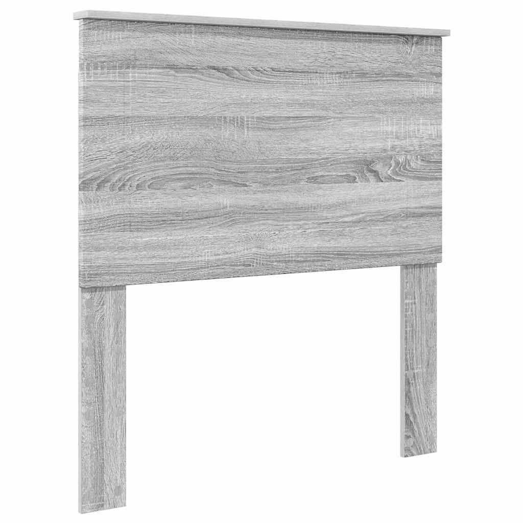Testiera-Testata-Testiera Decorativa Grigio Sonoma 100 cm Legno multistrato 601525