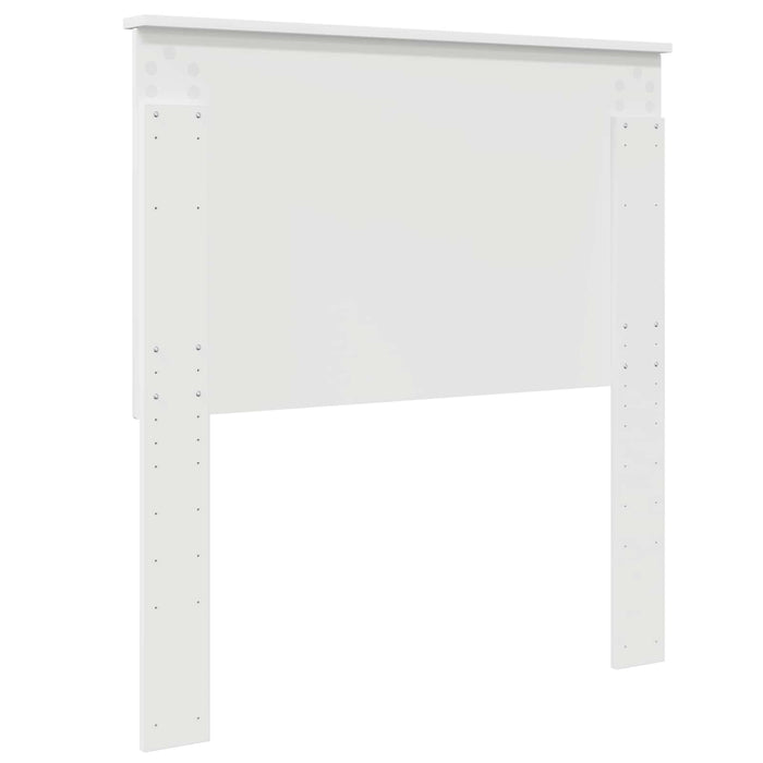 Testiera con testiera Bianco 90 cm Legno multistrato 887681