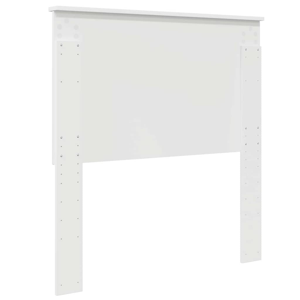 Testiera-Testata-Testiera Decorativa Bianco 75 cm Legno multistrato 362892
