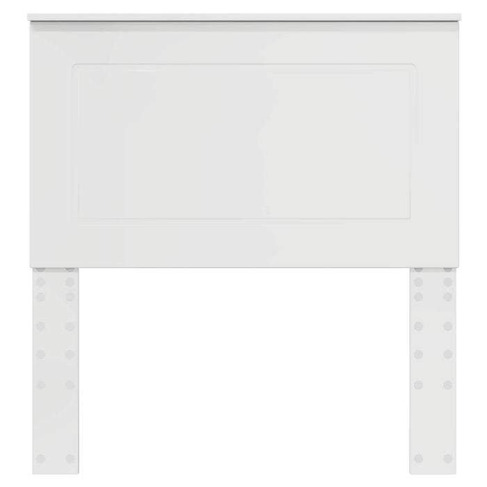 Testiera con testiera Bianco Lucido 75 cm Legno multistrato 887708