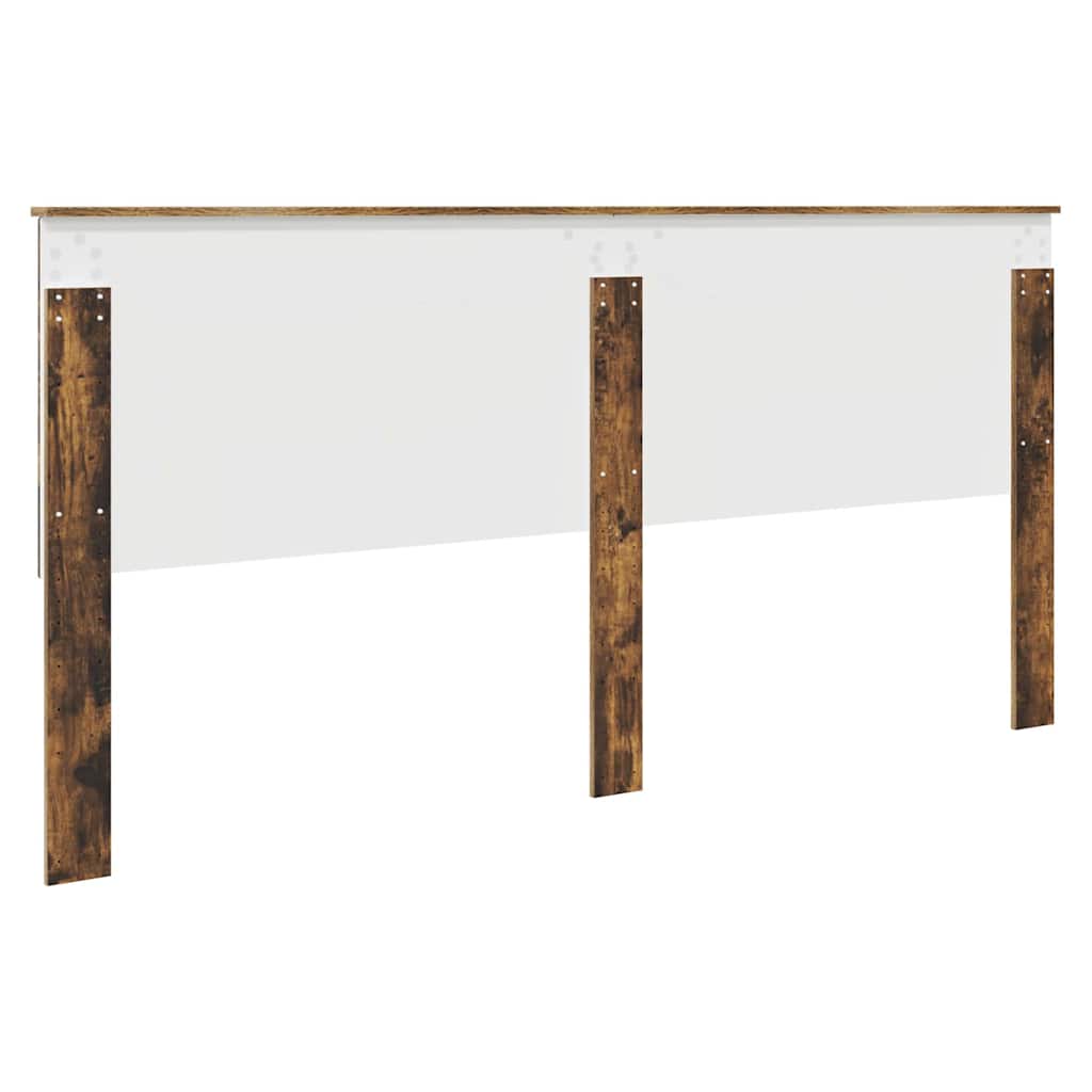 Testiera-Testata-Testiera Decorativa Rovere fum¨¦ 200 cm Legno multistrato 764478