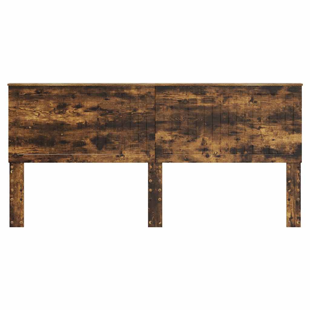 Testiera-Testata-Testiera Decorativa Rovere fum¨¦ 200 cm Legno multistrato 764478
