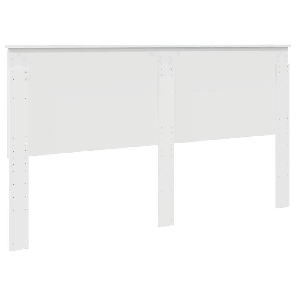 Testiera-Testata-Testiera Decorativa Bianco 180 cm Legno multistrato 105616