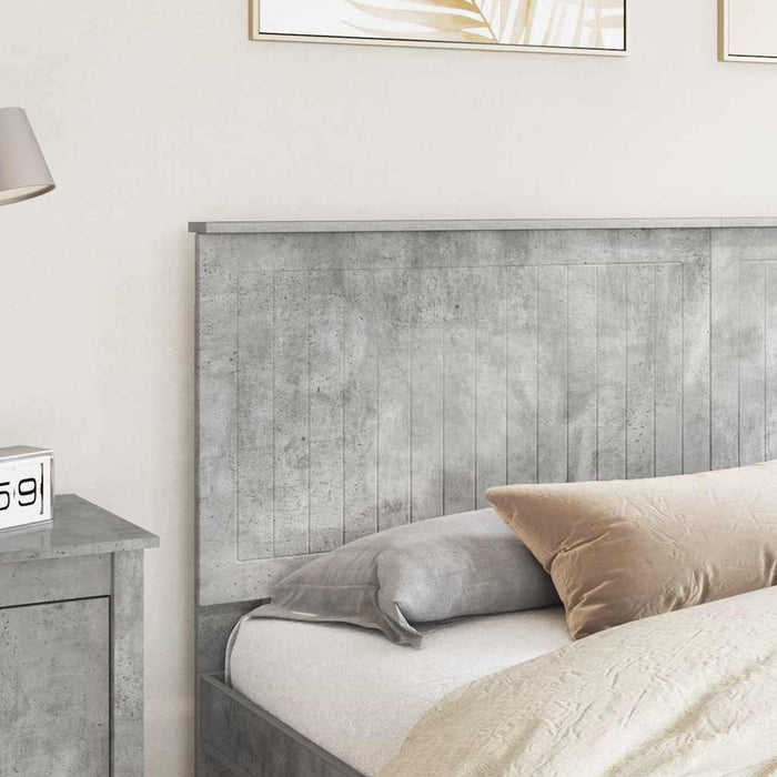 Testiera-Testata-Testiera Decorativa Grigio cemento 180 cm Legno multistrato 112697