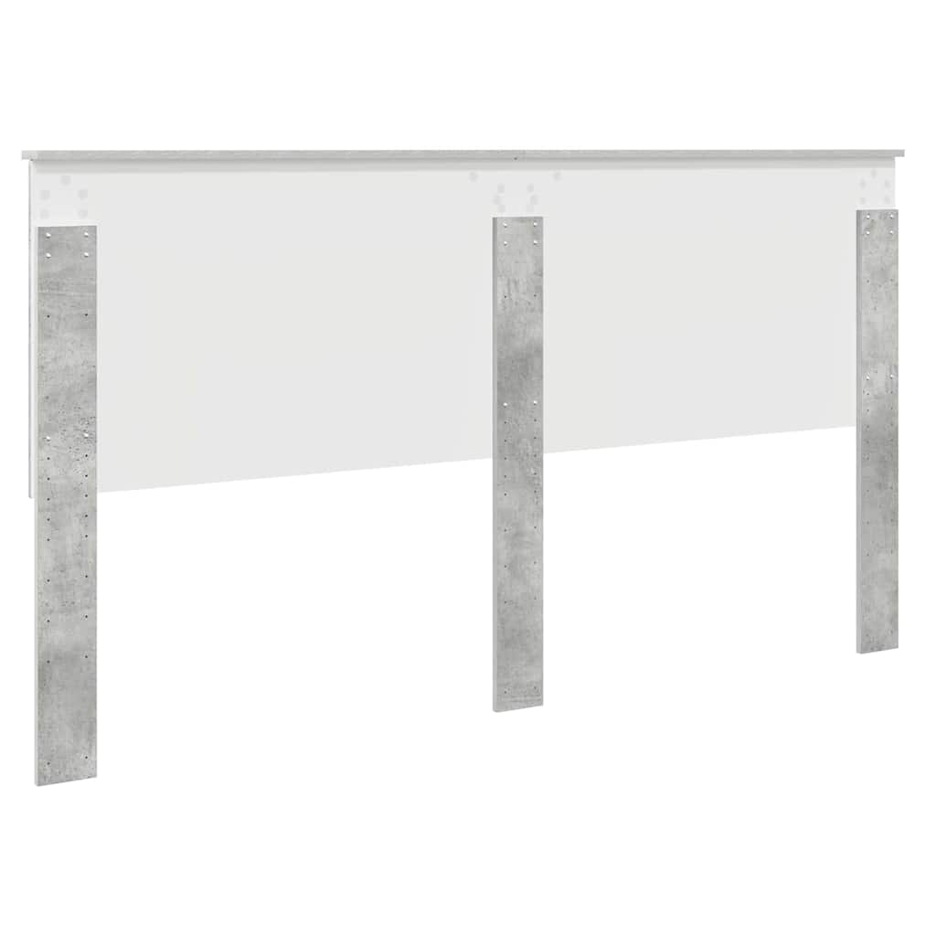 Testiera-Testata-Testiera Decorativa Grigio cemento 180 cm Legno multistrato 112697