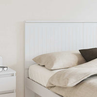 Testiera-Testata-Testiera Decorativa Bianco 160 cm Legno multistrato 444488