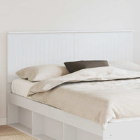 Testiera con testiera Bianco 160 cm Legno multistrato 887736