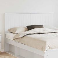 Testiera con testiera Bianco 150 cm Legno multistrato 887747