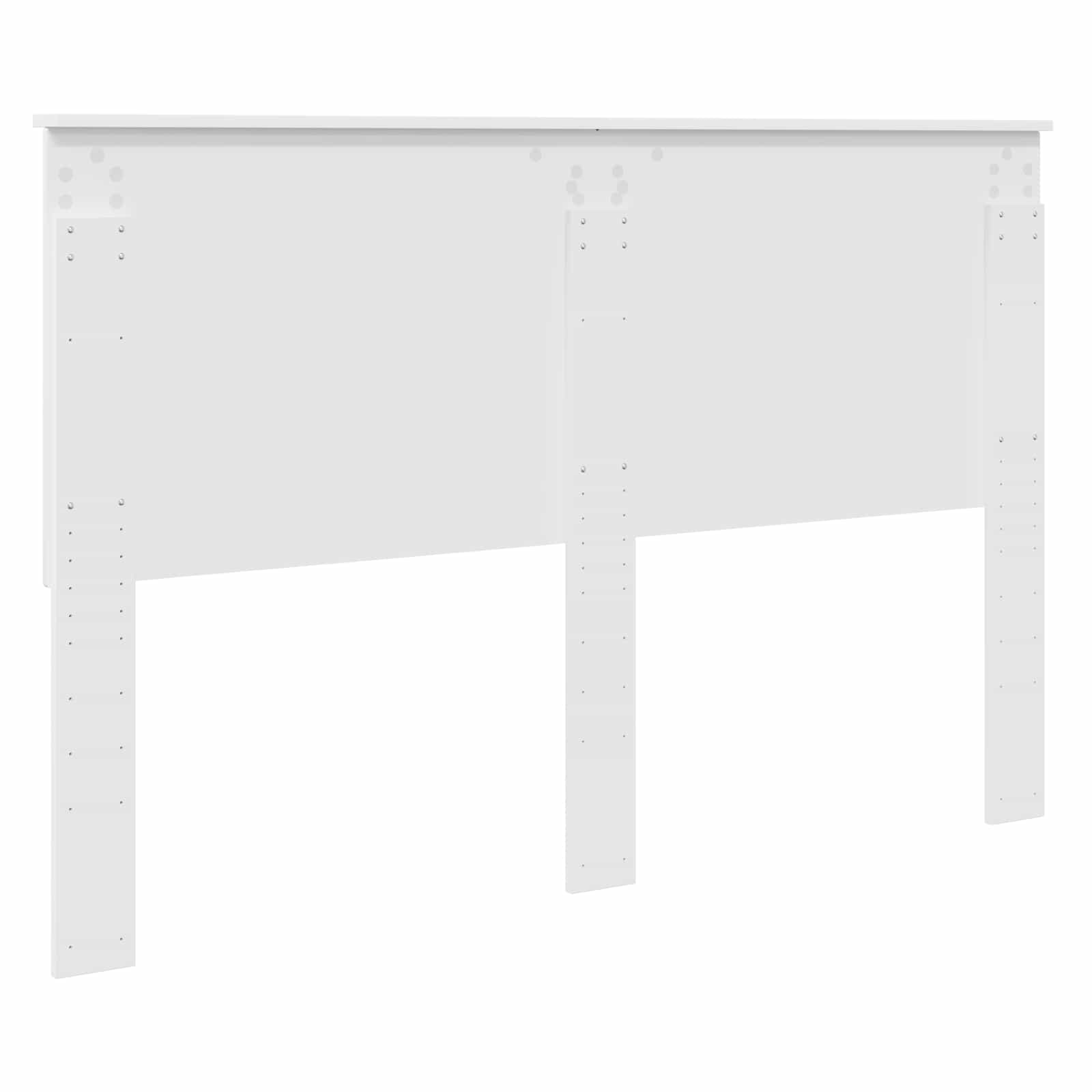Testiera con testiera Bianco 150 cm Legno multistrato 887747