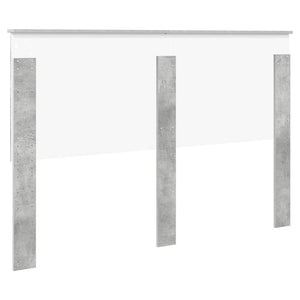 Testiera-Testata-Testiera Decorativa Grigio cemento 150 cm Legno multistrato 416271