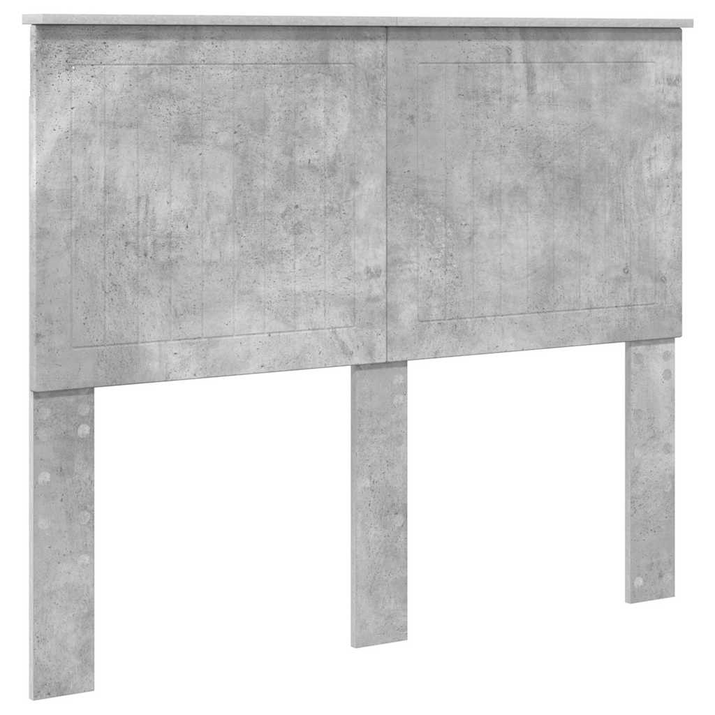 Testiera-Testata-Testiera Decorativa Grigio cemento 135 cm Legno multistrato 824500